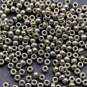 Miyuki Round Rocaille 11/0 RR 4221 DURACOAT, світле олово 5г RR4221 фото